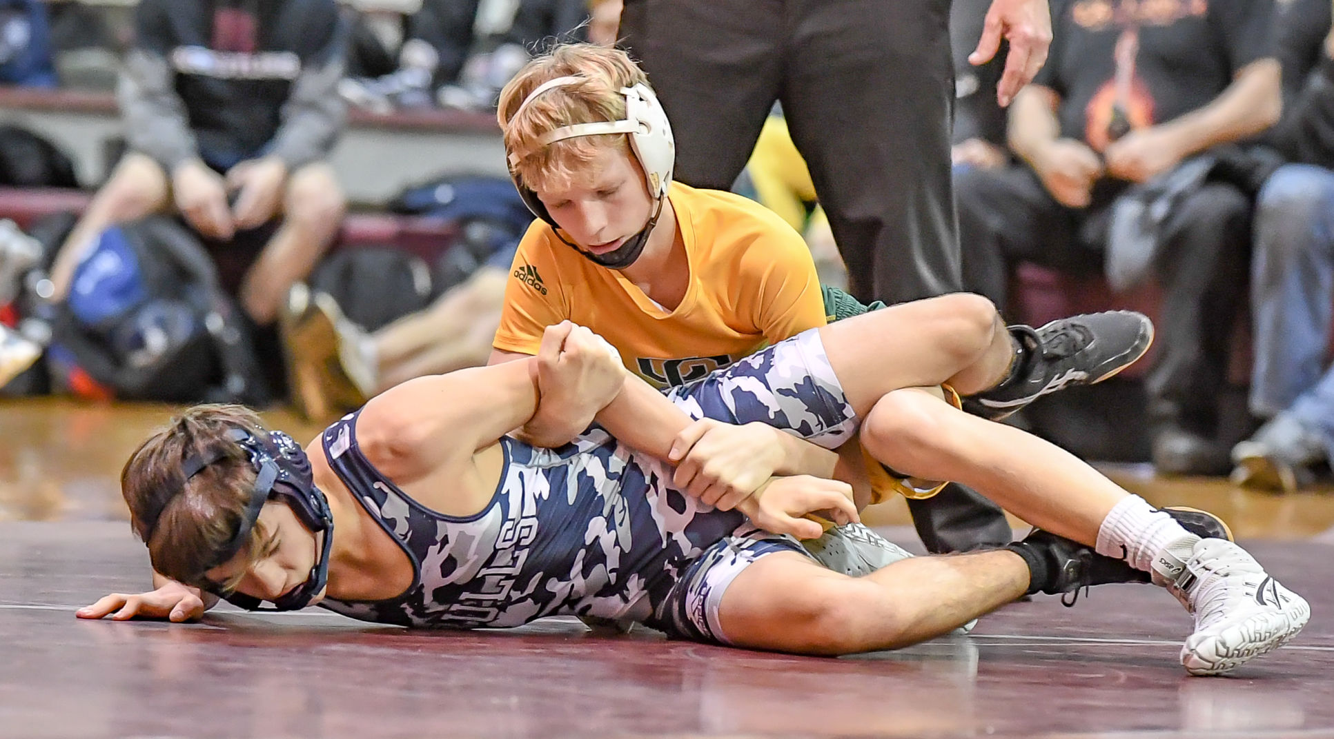 Wednesday night high school wrestling action